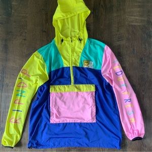 RIPNDIP | Teddy Fresh Packable Anorak Jacket (Multi) | Size Large